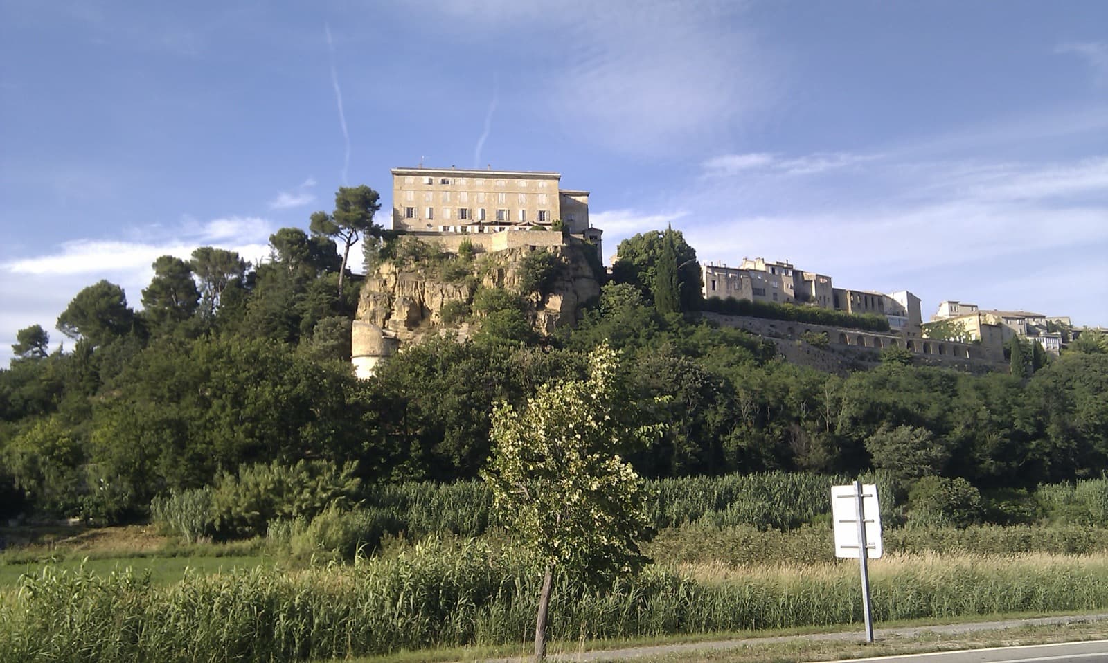 Vue panoramique de Lauris